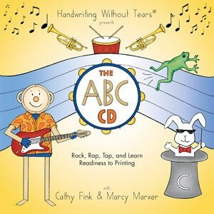 Handwriting Without Tears CD Song List – Rock, Rap, Tap & Learn CD Songs