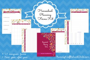 free homeschool planning pages printables