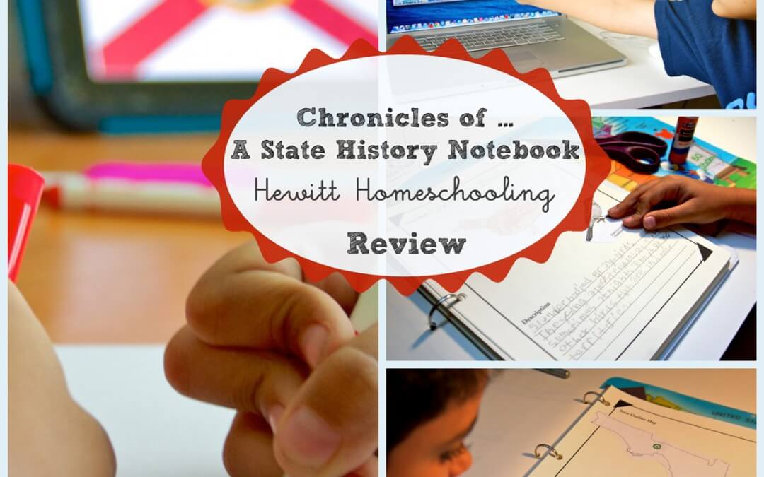 State History Chronicles Notebook Hewitt Homeschool Review