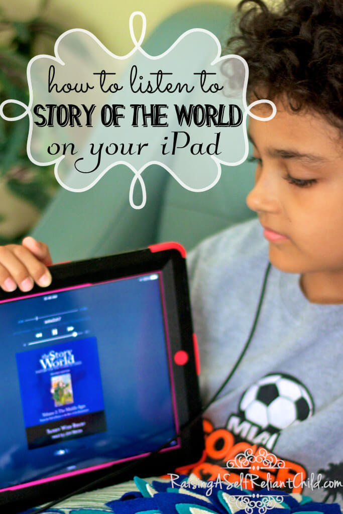 listen to story of the world audio on your iPad