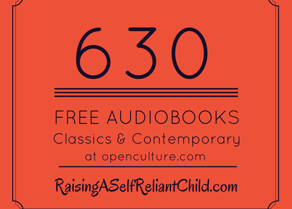 630 FREE Audio Books for Kids & Homeschooling