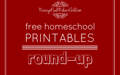 My FREE Homeschool Printables Round-Up