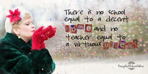 there is no school equal to a decent home