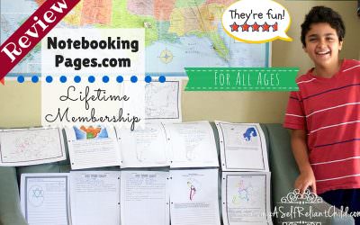Homeschool Notebook Pages NotebookingPages.com Review