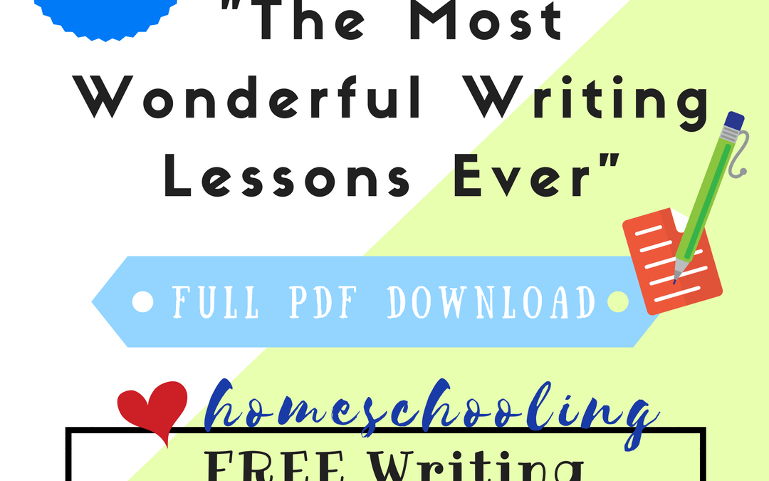 Free Writing Lessons Series #1