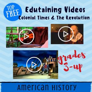 top free videos colonial america homeschool