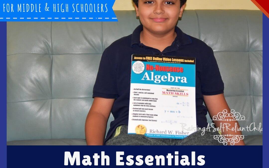 Homeschool Math: Math Essentials No-Nonsense Algebra Review